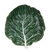 Hand Painted Green Cabbage Ceramic Plate