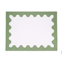 Lustre Green Rectangle Faux Leather Placemat