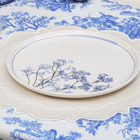 Harmony Cream Round Fabric Placemat