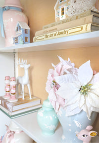 Deck the Halls Ginger Jars in Cherry Blossom Pink (Various Sizes)