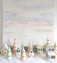 Pastel Gingerbread House with 22K Gold Accents