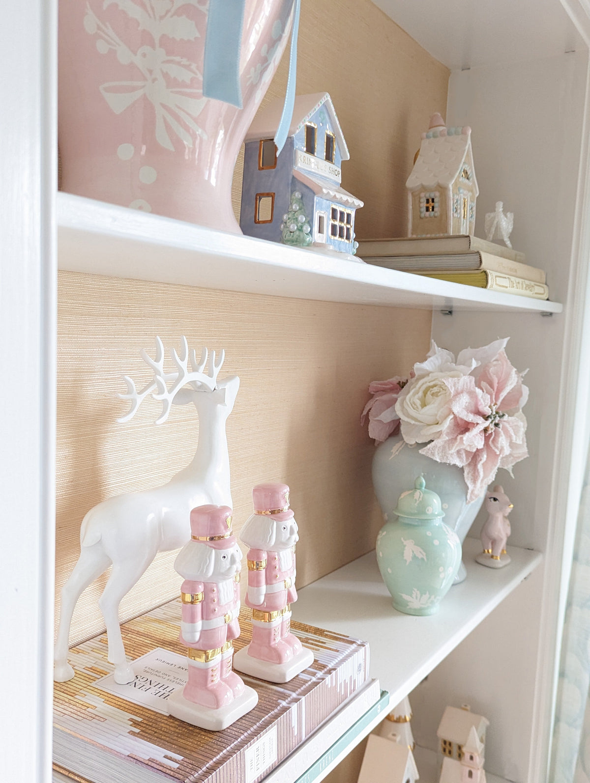Deck the Halls Ginger Jars in Cherry Blossom Pink (Various Sizes)