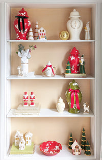 Deck the Halls Ginger Jars in Beige (Various Sizes)