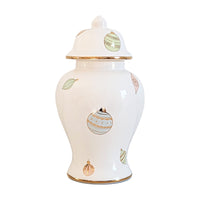 Pastel Baubles Ginger Jars with 22K Gold Accents (Various Sizes)