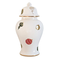 Classic Baubles Ginger Jars with 22K Gold Accents (Various Sizes)