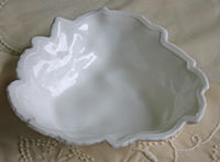 Antique Westmoreland Milk Glass Bowl – Grapes & Vines Motif