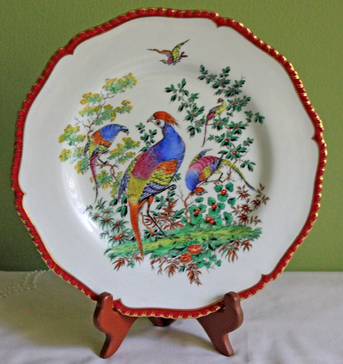 Antique Plate By Z.S. & Co. Bavaria. Hand Painted Roses