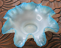 Fenton Pink Milk Glass Bowl