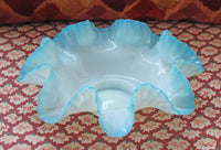 Fenton Pink Milk Glass Bowl