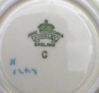 Antique Tea Cup and Saucer by Aynsley, England