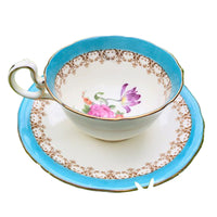 Antique Tea Cup and Saucer by Aynsley, England
