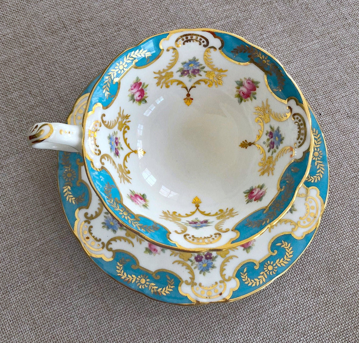 Royal Albert & Salon China Cups & Saucers – Pair