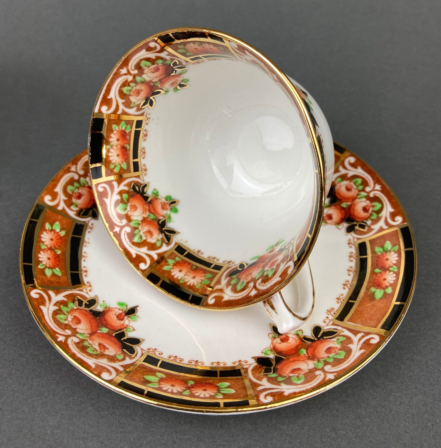 Royal Albert & Salon China Cups & Saucers – Pair