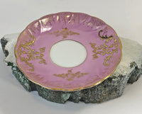 Royal Halsey & Royal Sealy Mismatched Tea Set – Iridescent Fruit Pattern Cup & Saucer
