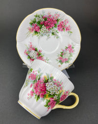 Vintage Royal Albert Cup & Saucer – Blossom Time Hawthorn Series