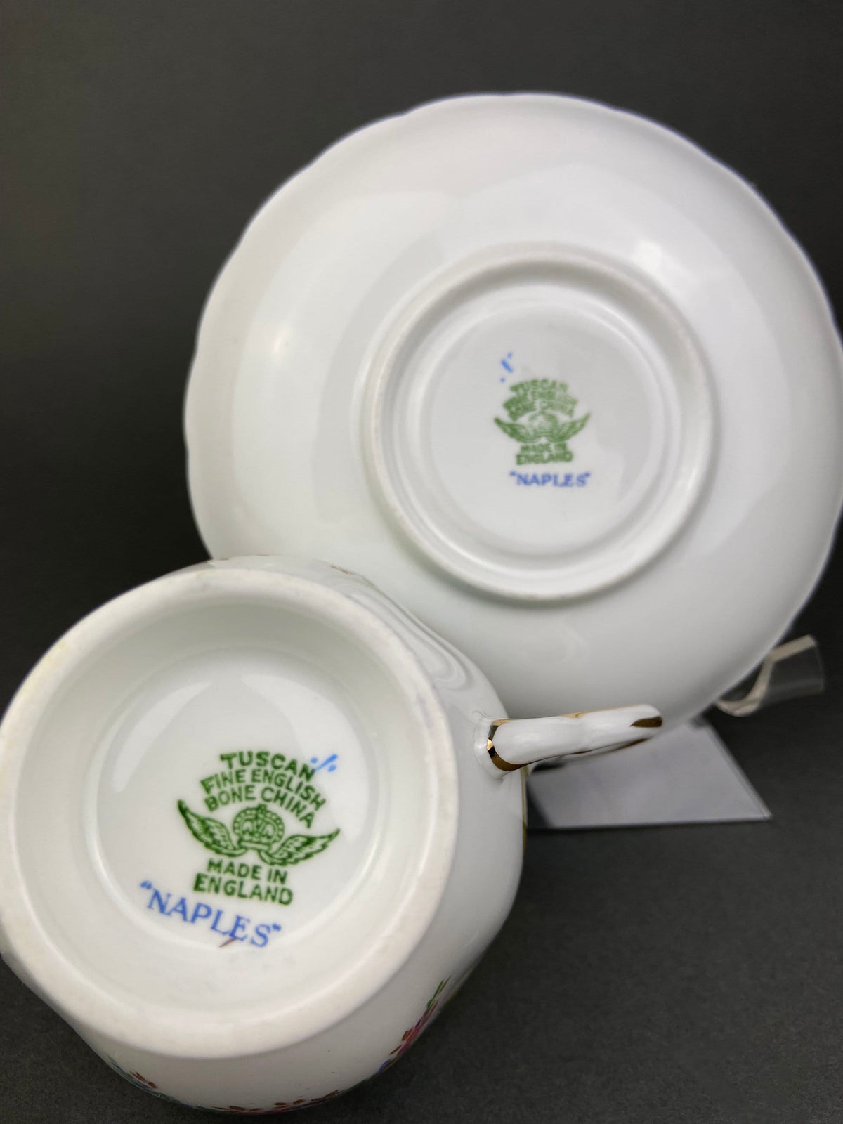 Vintage Tuscan Naples Cup & Saucer – Fine Bone China England
