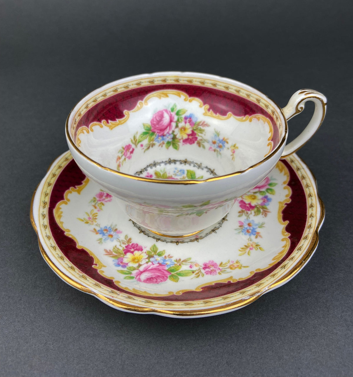 Vintage Tuscan Naples Cup & Saucer – Fine Bone China England