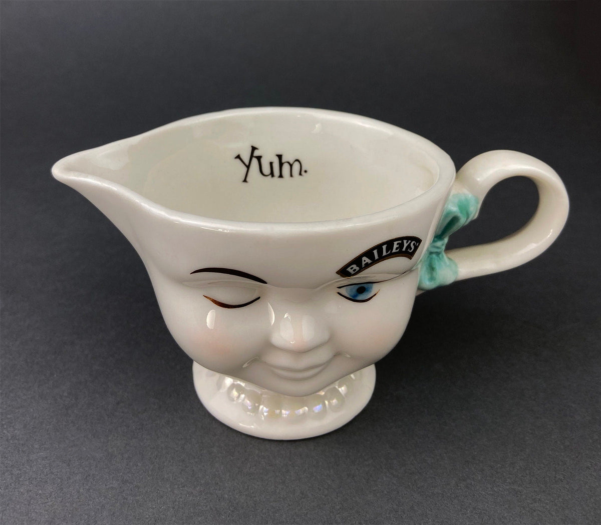 Fitz and Floyd Gift Gallery Ice Cream Shaped Creamer – Strawberry & Chocolate Design