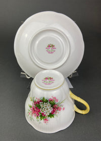 Vintage Royal Albert Cup & Saucer – Blossom Time Hawthorn Series