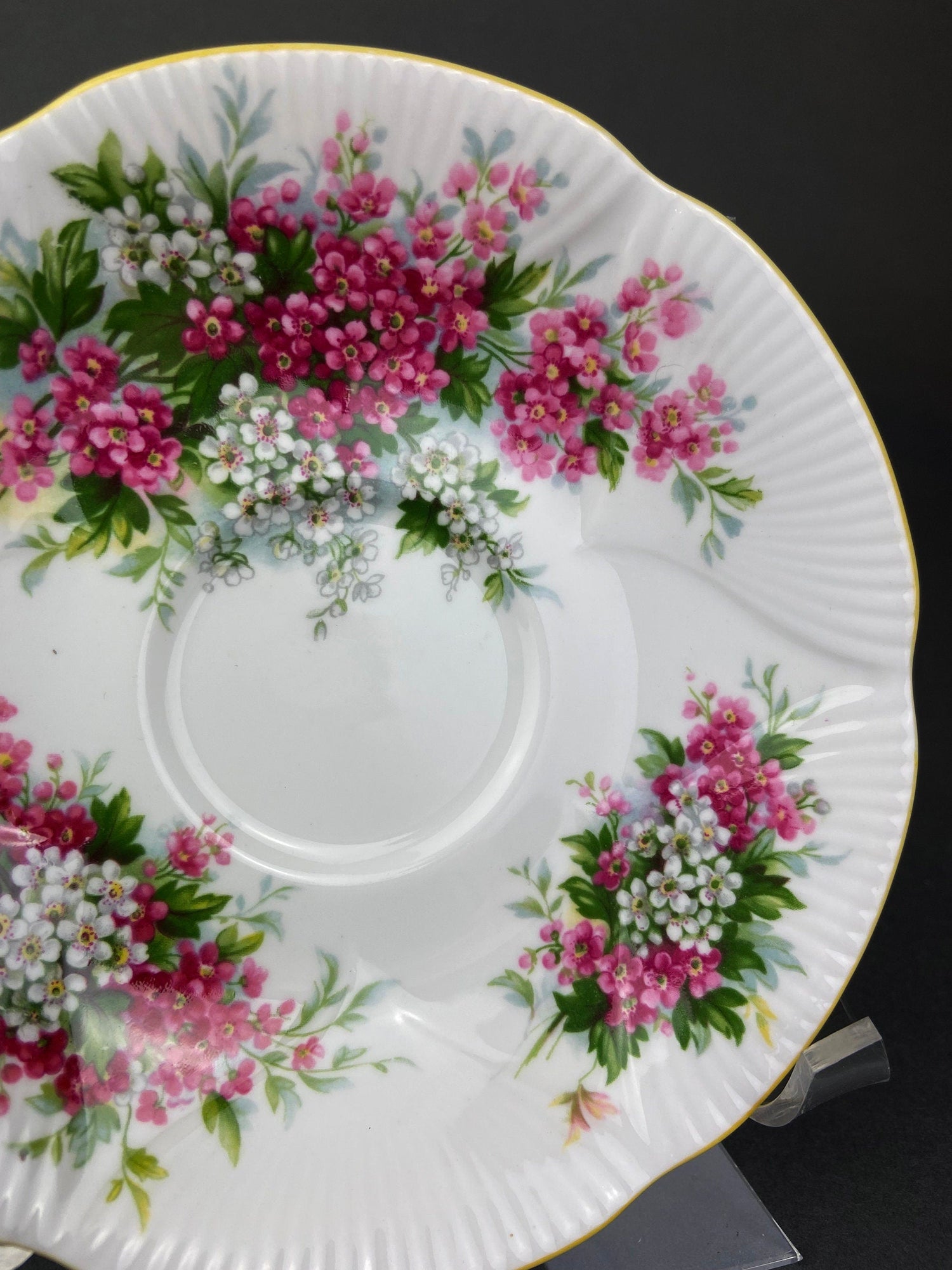 Vintage Royal Albert Cup & Saucer – Blossom Time Hawthorn Series