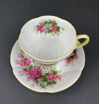 Vintage Royal Albert Cup & Saucer – Blossom Time Hawthorn Series