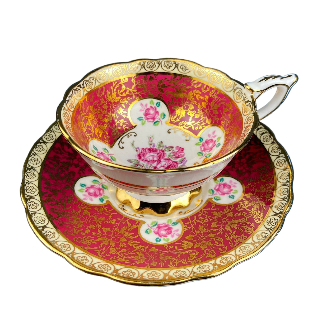 Vintage Royal Stafford Fine Bone China Cup & Saucer – Made in England