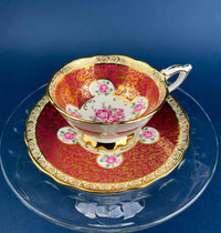 Vintage Hand Painted Cup & Saucer – Occupied Japan Fine Bone China