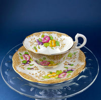 Vintage Paragon Tapestry Rose Cup & Saucer – Fine Bone China England