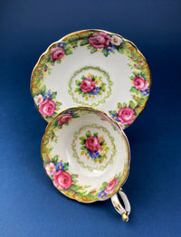 Vintage Paragon Tapestry Rose Cup & Saucer – Fine Bone China England