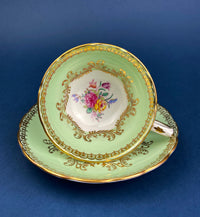 Vintage Hand Painted Cup & Saucer – Occupied Japan Fine Bone China