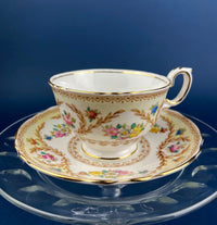 Vintage A.B.J. Grafton Fine Bone China Cup & Saucer – Asian Motif England