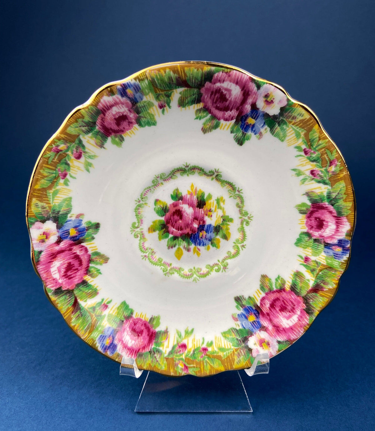 Vintage Paragon Tapestry Rose Cup & Saucer – Fine Bone China England