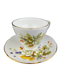 Duchess Fine Bone China Cup & Saucer – Autumn Motif England