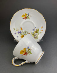 Duchess Fine Bone China Cup & Saucer – Autumn Motif England