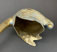 Brass Swan Planter Bird Shaped Herb Planter Greenhouse Decor