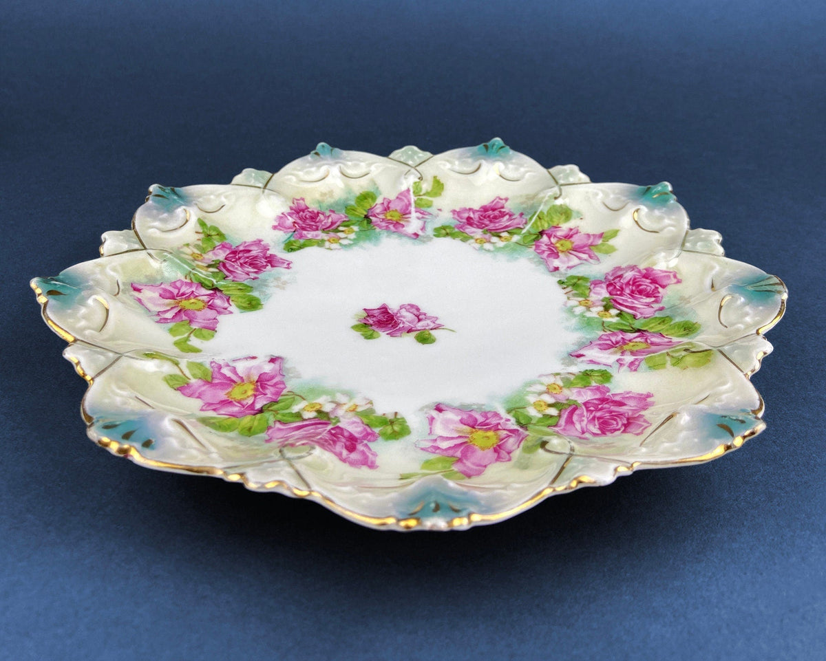 Antique Imperial Vienna Hand Painted Plate – M.Z. Austria (1900–1909)