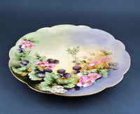 Antique Imperial Vienna Hand Painted Plate – M.Z. Austria (1900–1909)