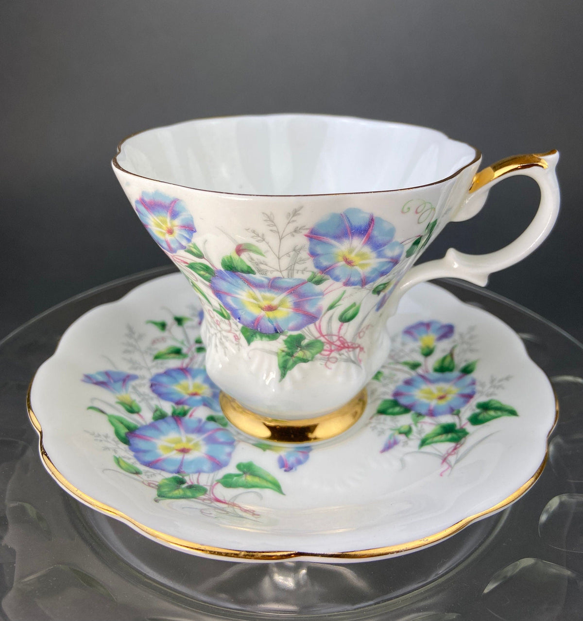 Vintage Royal Albert Sonnet Series Teacups & Saucers – Set of 3