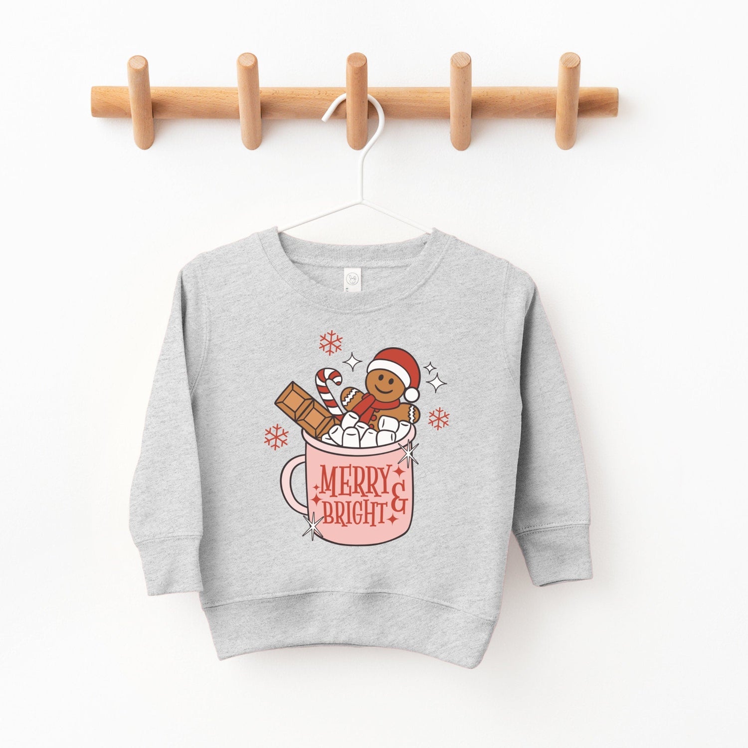 Girls Merry & Bright Gingerbread Man (2 Colors)
