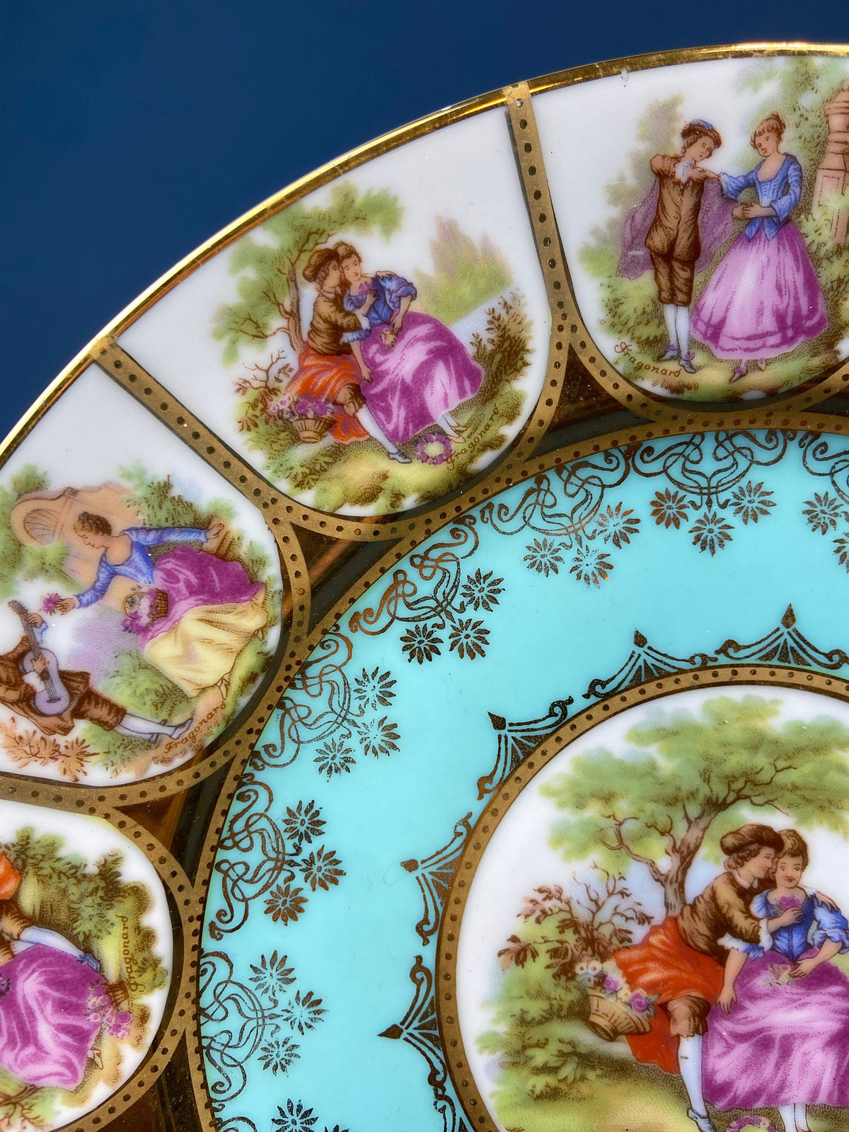 Vintage Schumann Arzberg Germany Footed Cake Stand – Tea Rose Motif