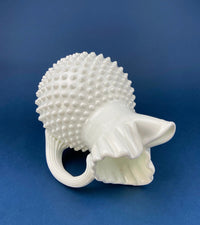 Milk Glass Hobnail Pitcher Set – Large Jug with 3 Matching Glasses