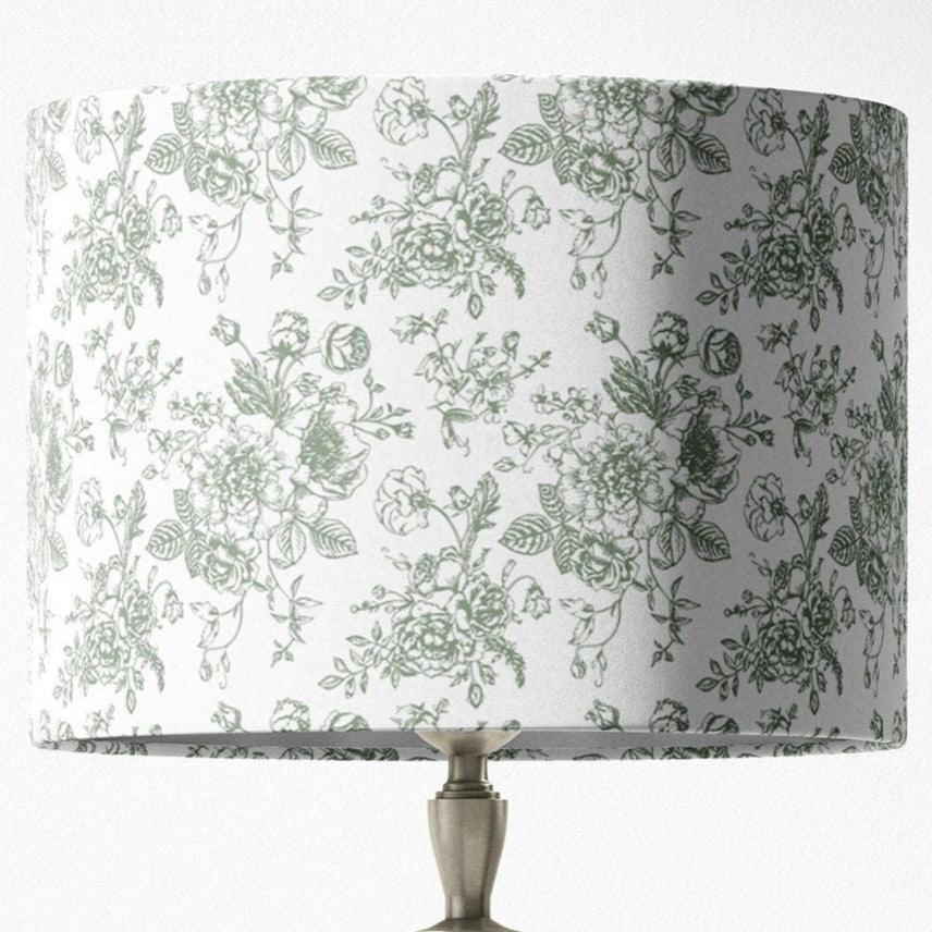 Pink Toile Lampshade in Rosecrest (various sizes)