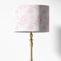 Pink Toile Lampshade in Rosecrest (various sizes)