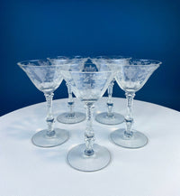 Crystal Wine Goblets with Frosted Ball Stem – Enchantress by Mikasa, Set of 9