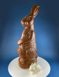White Lamb Blow Mold Planter or Table Decoration