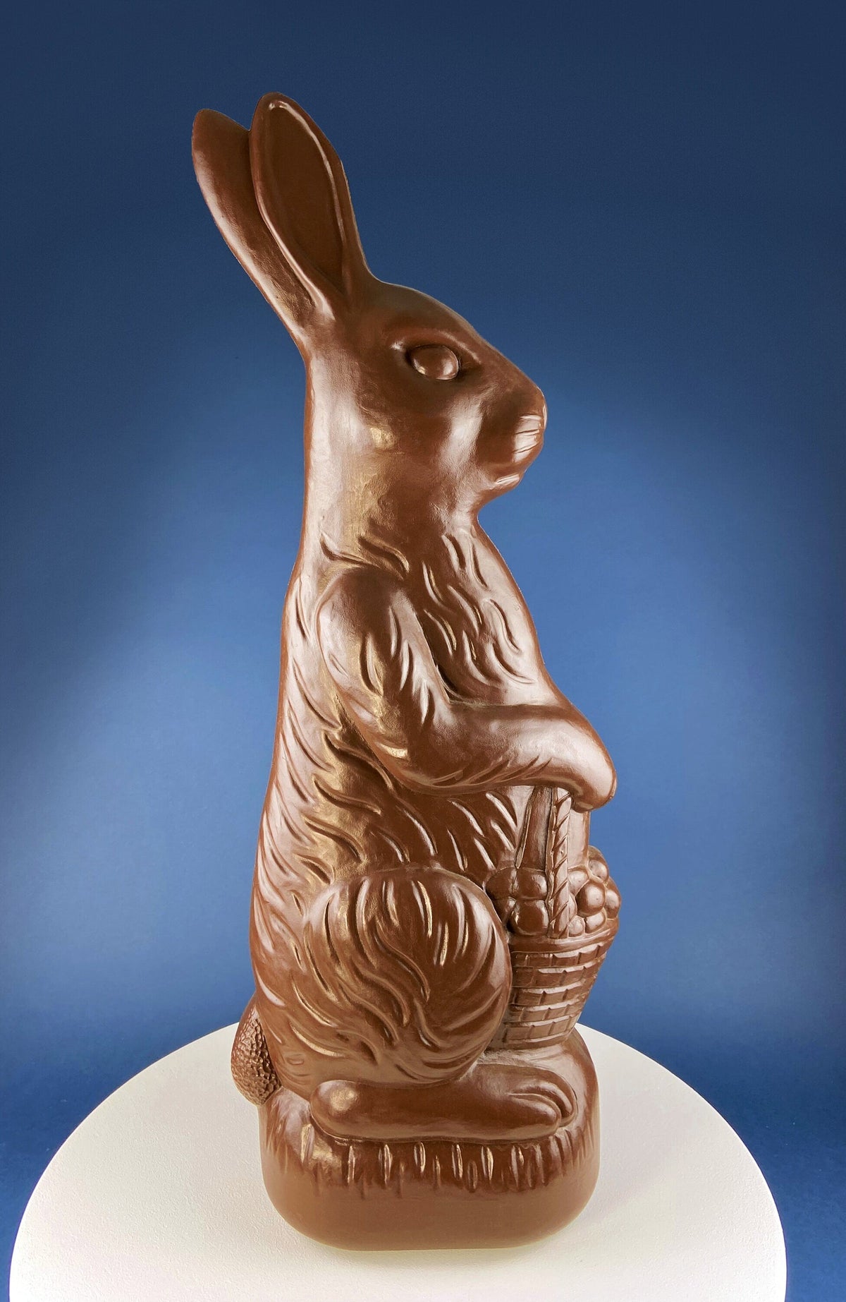 White Lamb Blow Mold Planter or Table Decoration