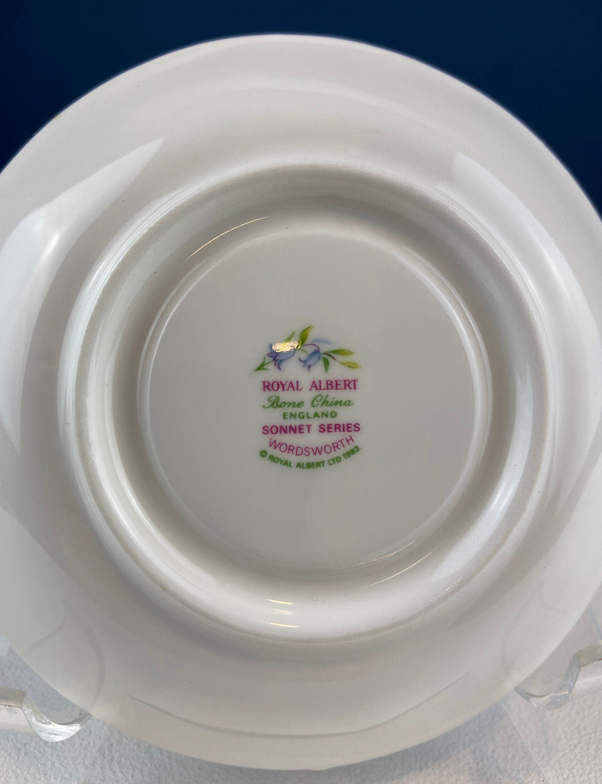 Vintage Royal Albert Sonnet Series Teacups & Saucers – Set of 3