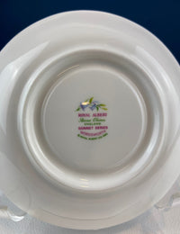 Vintage Royal Albert Sonnet Series Teacups & Saucers – Set of 3