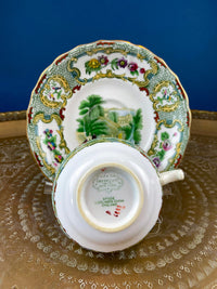 Tiffany & Co. Tea/Coffee Set – Hand Painted Chinoiserie Motif Set of 4