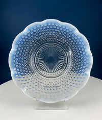 Vintage Moonstone Hobnail Serving Set – Large Bowl & Matching Plate